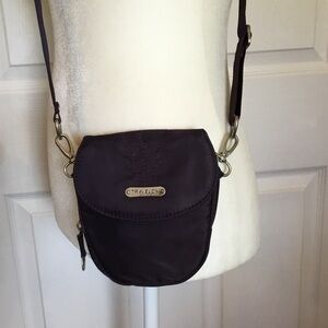 Travelon Crossbody Y2K Festival‎ Anti-Theft Deep Purple Compact Crossbody Bag